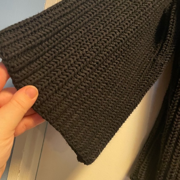 Nine West Women’s Black Knit Sweater Cardigan Size Large Cozy - Picture 9 of 10